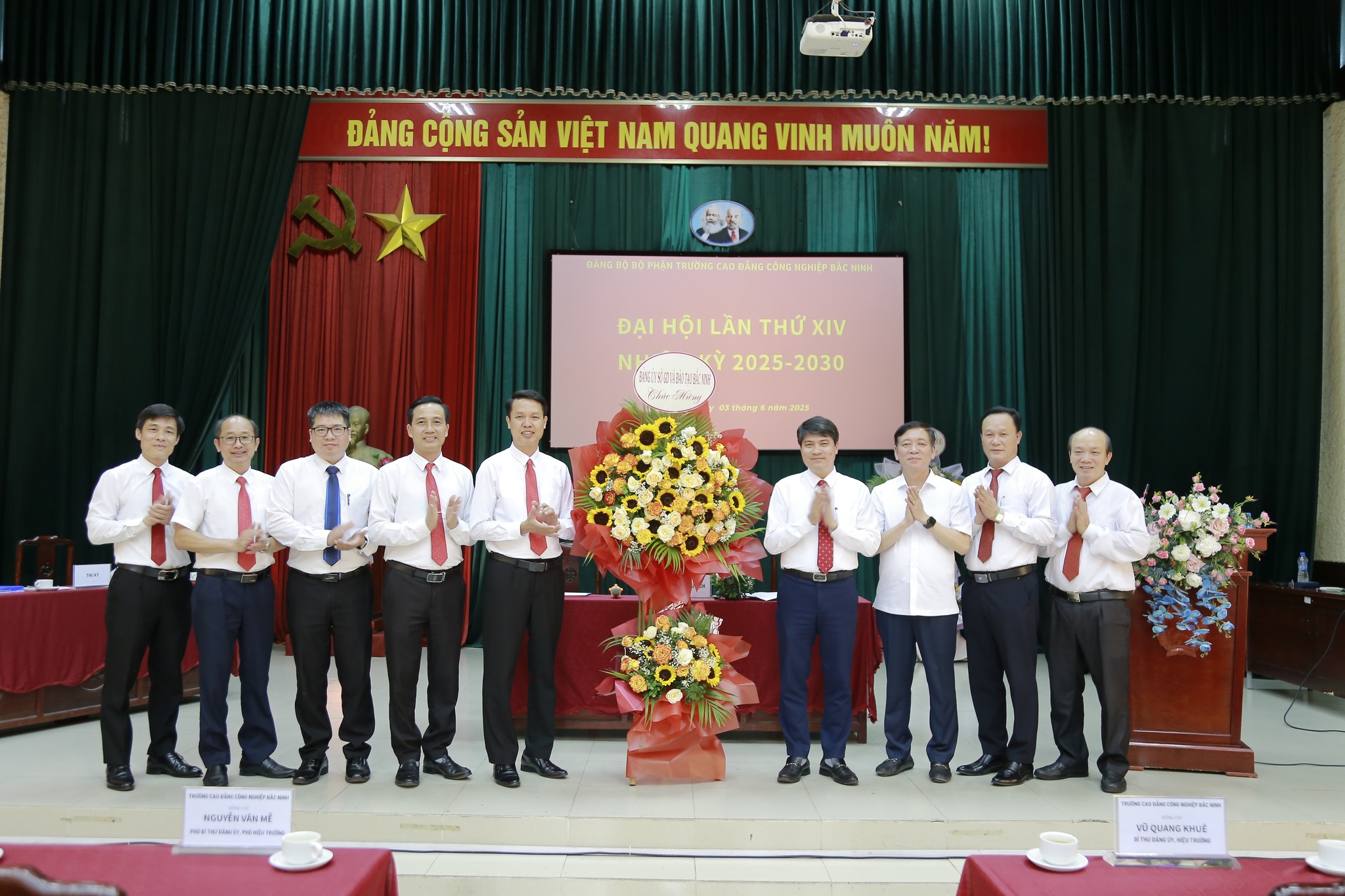 ĐẠI HỘI ĐẢNG BỘ BP TRƯỜNG CAO ĐẲNG CÔNG NGHIỆP BẮC NINH LẦN THỨ XIV, NHIỆM KỲ 2025-2030: ĐOÀN KẾT, TRÍ TUỆ, ĐỊNH HƯỚNG PHÁT TRIỂN BỀN VỮNG
