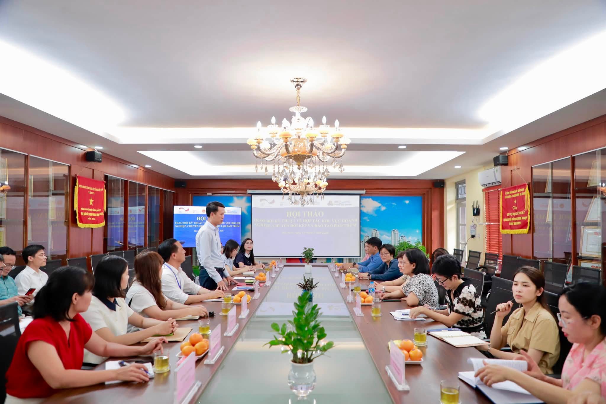 Trường Cao đẳng Công nghiệp Bắc Ninh làm việc với Bộ GD&ĐT và Tổ chức GIZ về đào tạo nhân lực chất lượng cao