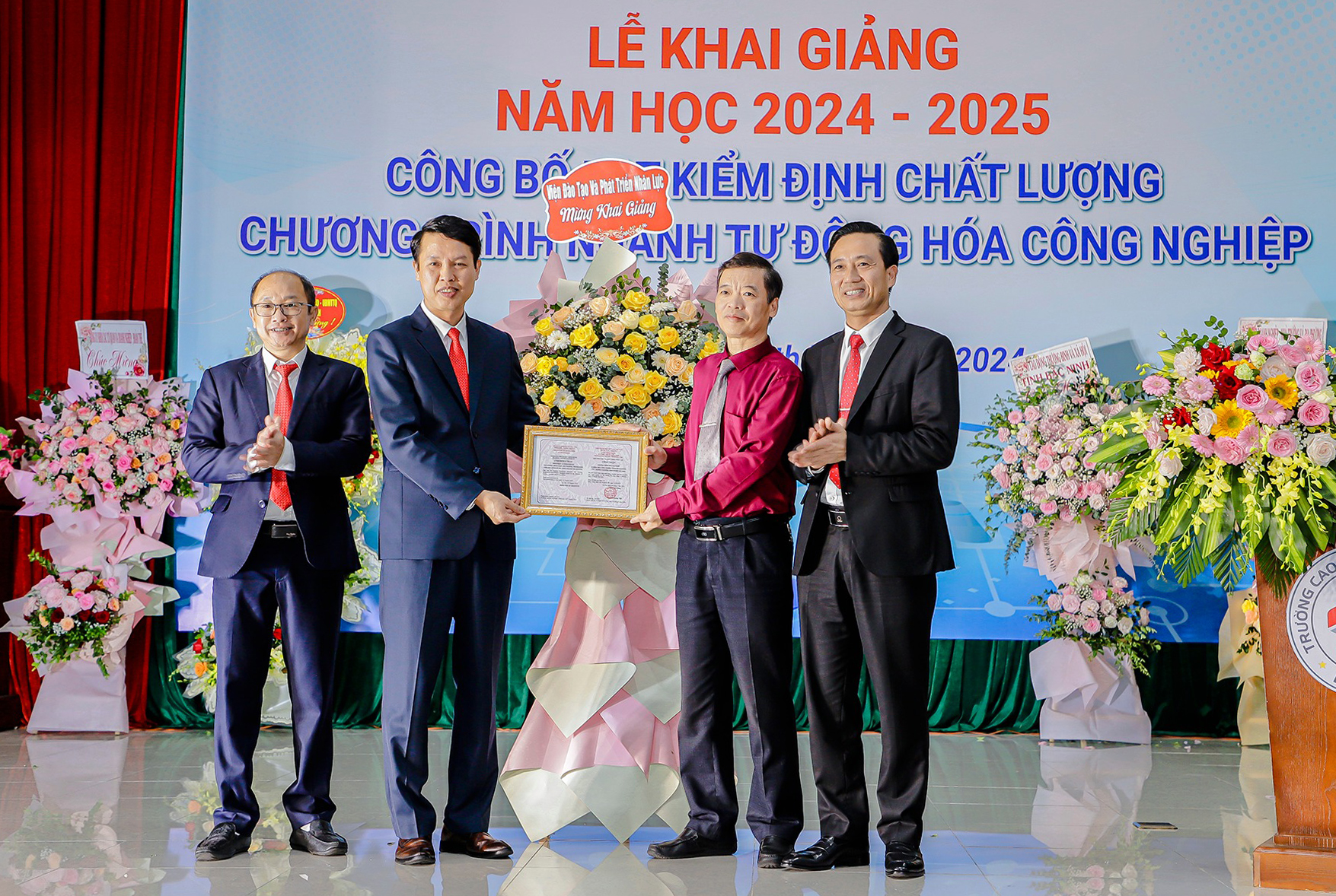 BCi công bố kết quả đánh giá ngoài chương trình đào tạo trình độ Cao đẳng ngành Tự động hóa công nghiệp