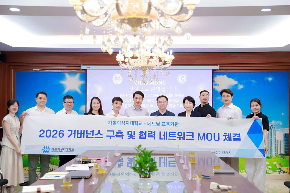 CHƯƠNG TRÌNH TRAO ĐỔI SINH VIÊN HỆ D2-6 GIỮA BCI VÀ CATHOLIC SANGJI COLLEGE
